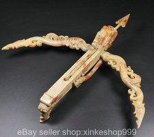 Statua balestra intaglio giada