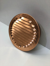 Griglia di aerazione tonda ad incasso in rame D:80