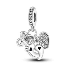 Charm pendente impronte - charm, baby