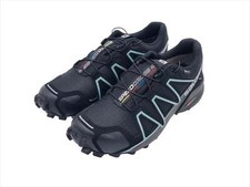 Salomon Speedcross 4 GTX W Black/Black/Metallic Bubble Blue scarpa da donna - 383187