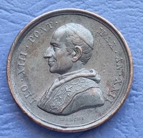 Medaglia papa leone - medaglia,