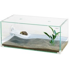 Aqpet Tortuga tartarughiera con coperchio e isolotto