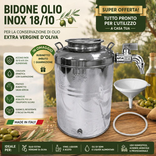 Fusto bidone contenitore olio - contenitore,