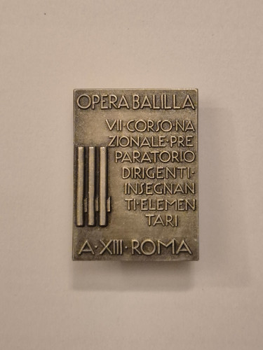 Spilla opera balilla - vii, corso