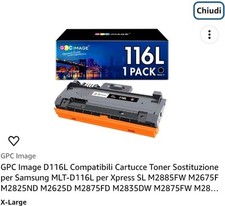 TONER PER SAMSUNG MLT-D116L XPRESS SL M2875F M2625D M2675F M2825ND M2876FD