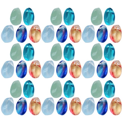 100 pezzi perline - di, vetro