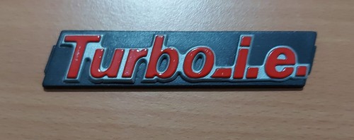 Fregio scritta turbo - scritta, "turbo