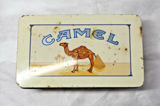 Scatola portasigarette cammello 1992 metallo latta cerniera usata vintage