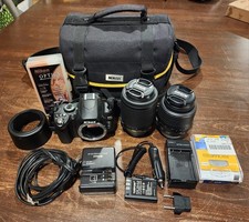 Pacchetto fotocamera reflex