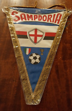 Gagliardetto Sampdoria originale vintage anni 80, lungo 40 cm.