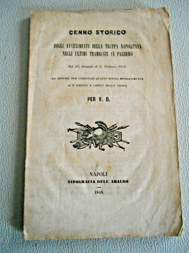 Cenno storico degli - storico,