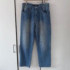 Jeans da skate Jaded London blu chiaro effetto invecchiato taglia W32 L30