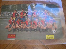 GENOA 1967/68 POSTER IL PALLONE D'ORO  GROSSO PETRINI RIVARA CAMPORA DERLIN