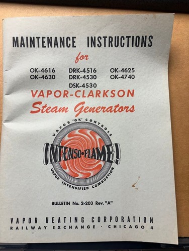 Vintage vapor heating corp - vapor,
