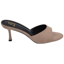 Sandalo tacco donna nude beige