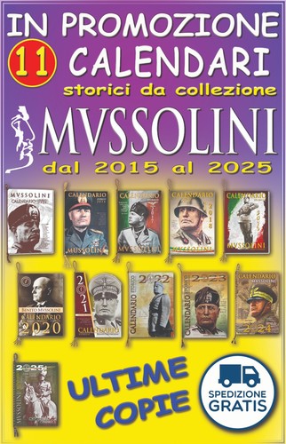 Calendari mussolini storici - calendari,