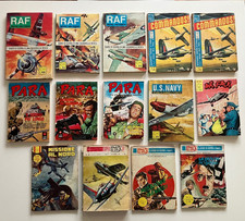 LOTTO 14 ALBI FUMETTI FOTOROMANZI GUERRA RAF PARA COMMANDOS AIR FALK ATTACK