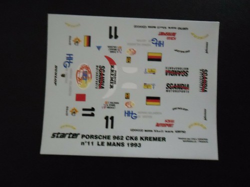 Decal porsche 962 ck6 - porsche,