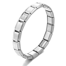 Bracciale Nomination Classic Starter in Acciaio Inox con 18 maglie rimovibili NUOVO