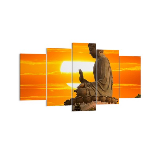 Quadro tela 160x85cm tempio - quadro,