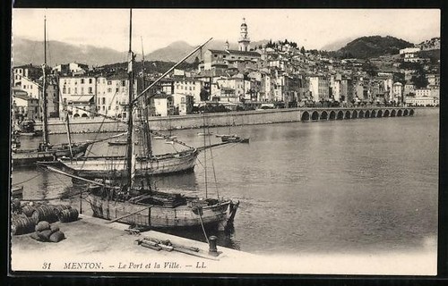 Mentone port la - le, ville