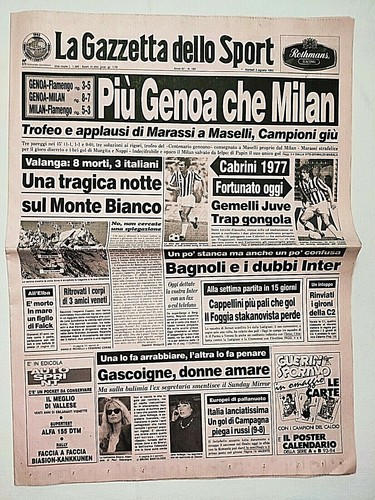 Gazzetta dello sport agosto - dello, 3