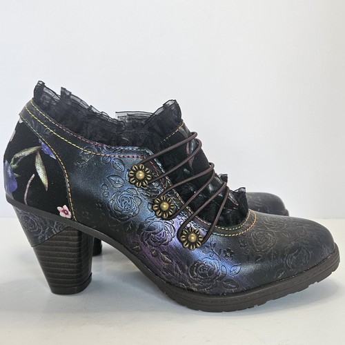 Scarpe pelle goffrata - in,
