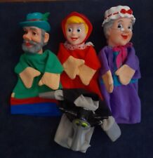 Bambole Marionette Burattini Cappuccetto Rosso Vintage