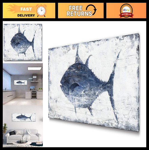 Arte tela pesce tonno - su,