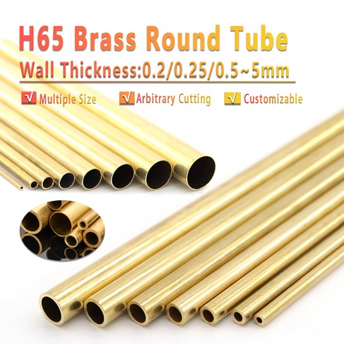 Tubo cavo ottone 6mm 9mm - cavo,