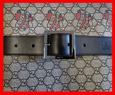 CINTURA GUCCI  NERA ORIGINALE  DONNA TG 70 #g22