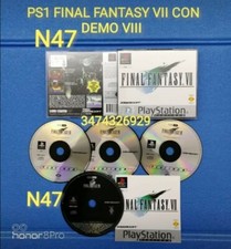 PS1 FINAL FANTASY 7 VII LOTTO PS1 PS2 PS3 COMPLETO PIÙ DEMO