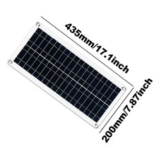 Kit Pannello FV 800W 4x200W - Controller 100A + Cavo DC 2M per Casa Balcone/RV4n5