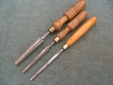 Set of 3 Carpenter's gouges