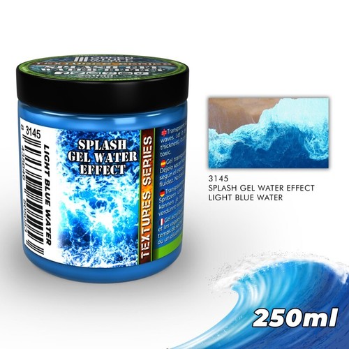 Gel effetto acqua blu chiaro - blu,