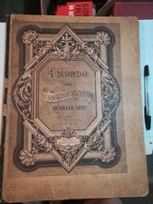 Volume Ricordo della Esposizione Nazionale di Belle Arti Torino 1880 Ed. Treves