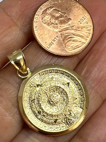 Ciondolo pendente azteco oro