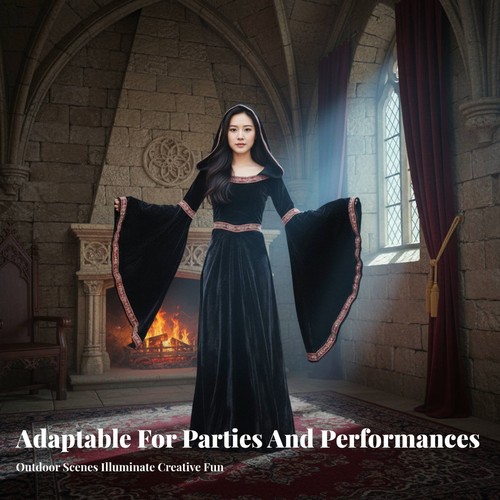 Abito vampira medievale - da,