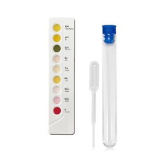 Scatola test acqua test acqua potabile //GH/Fe/Cu/Pb/NO3/NO2/F test M7M58520