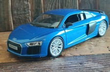 Maisto Audi R8 V10 PLUS automodello   1:24  blu 