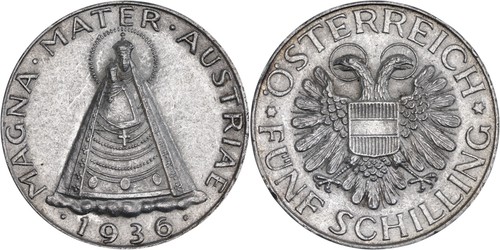 Austria scellini argento - 5,