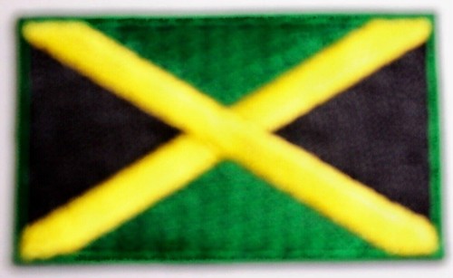 Toppa mini patch flag - toppa, jamaica