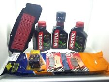 KIT TAGLIANDO HONDA SW-T400 2009 OLIO 5100 FILTRI PASTIGLIE ANT. POST. CINGHIA E