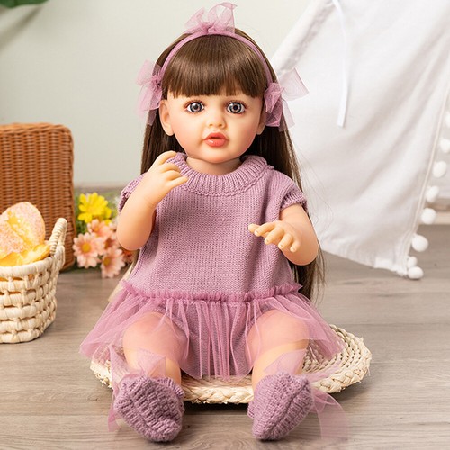 Bambola bambina corpo vinile