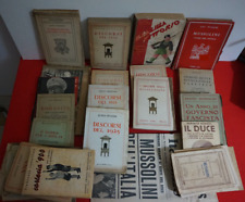 Collezione Lotto 30 libri opuscoli Fascismo Mussolini Duce + 3 giornali d'epoca