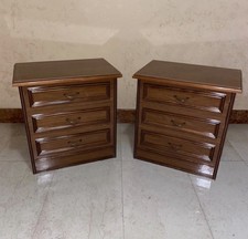 Coppia Comodini Vintage In