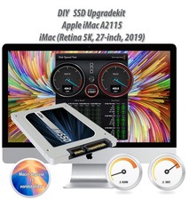 Kit di aggiornamento SSD da 500 GB iMac 27 pollici A2115 2019 Mac OS 15,5 Sequoia incl. strumenti