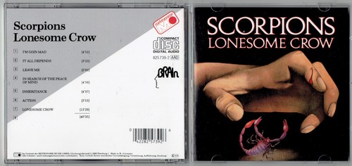 Scorpions lonesome crow cd - crow,