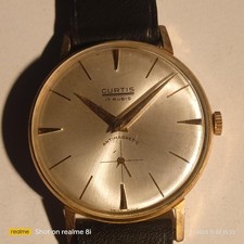 Orologio polso Uomo CURTIS 17 Rubis-Funzionante meccanico