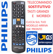 TELECOMANDO UNIVERSALE  PHILIPS; CLICCA SUL TUO MODELLO LO RICEVERAI GIA' PRONTO